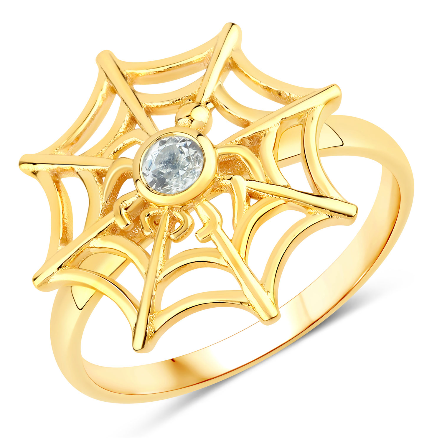 0.10 Carat Genuine Aquamarine .925 Sterling Silver Ring