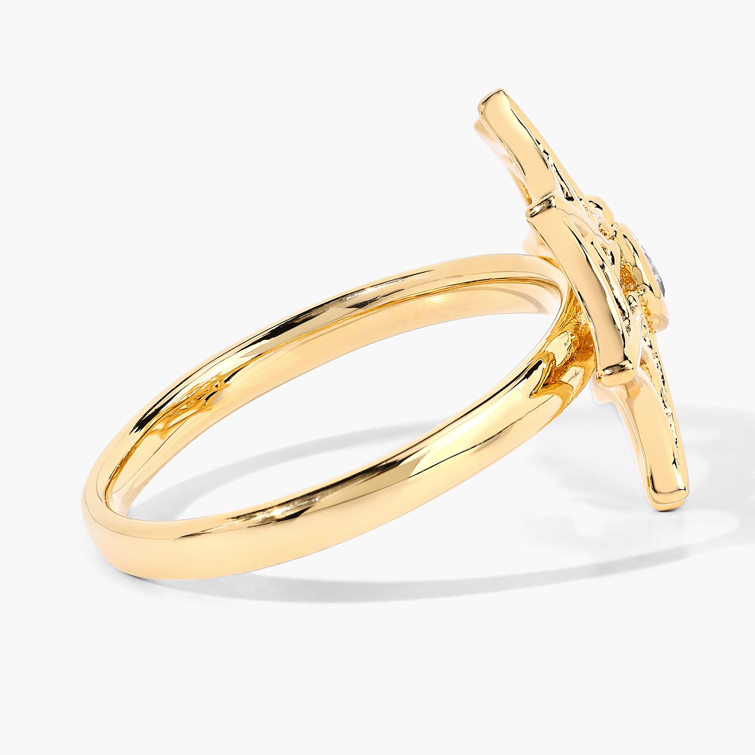 0.10 Carat Genuine Aquamarine .925 Sterling Silver Ring