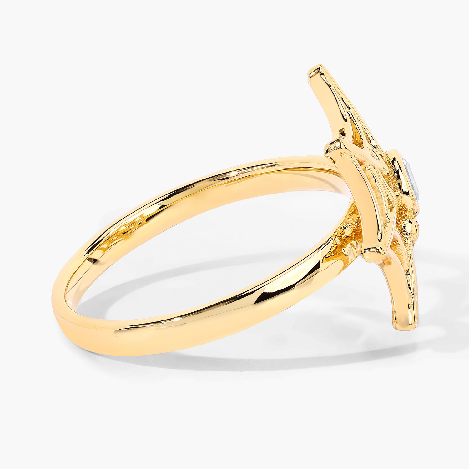 0.12 Carat Genuine Blue Topaz .925 Sterling Silver Ring