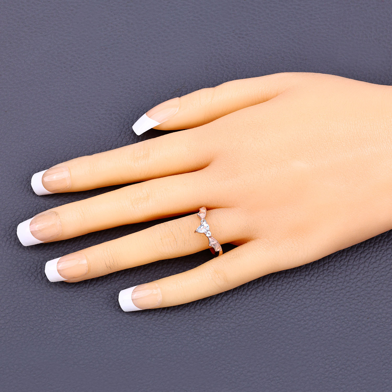 0.32 Carat Genuine Blue Topaz .925 Sterling Silver Ring