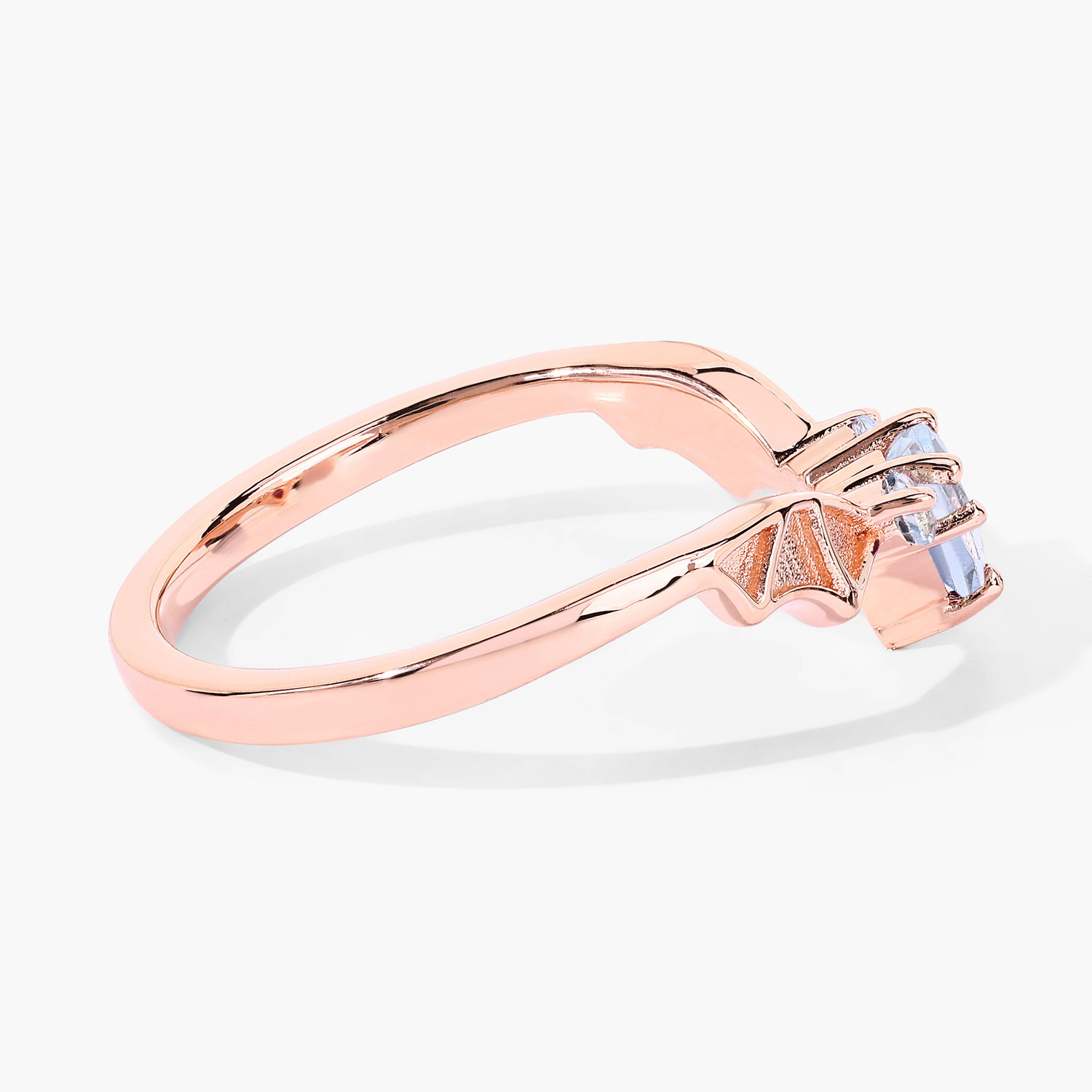 0.32 Carat Genuine Blue Topaz .925 Sterling Silver Ring