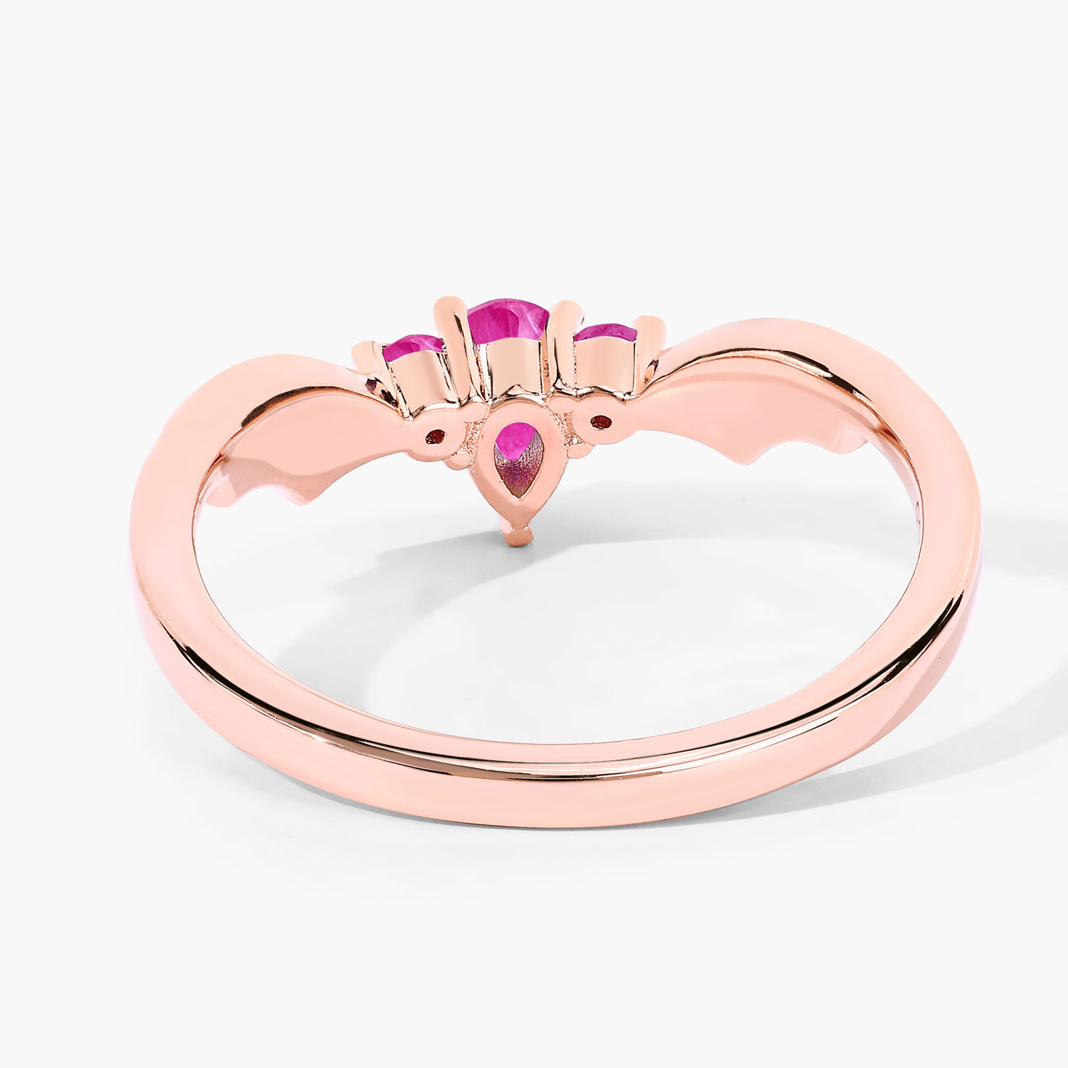 0.34 Carat Genuine Ruby .925 Sterling Silver Ring