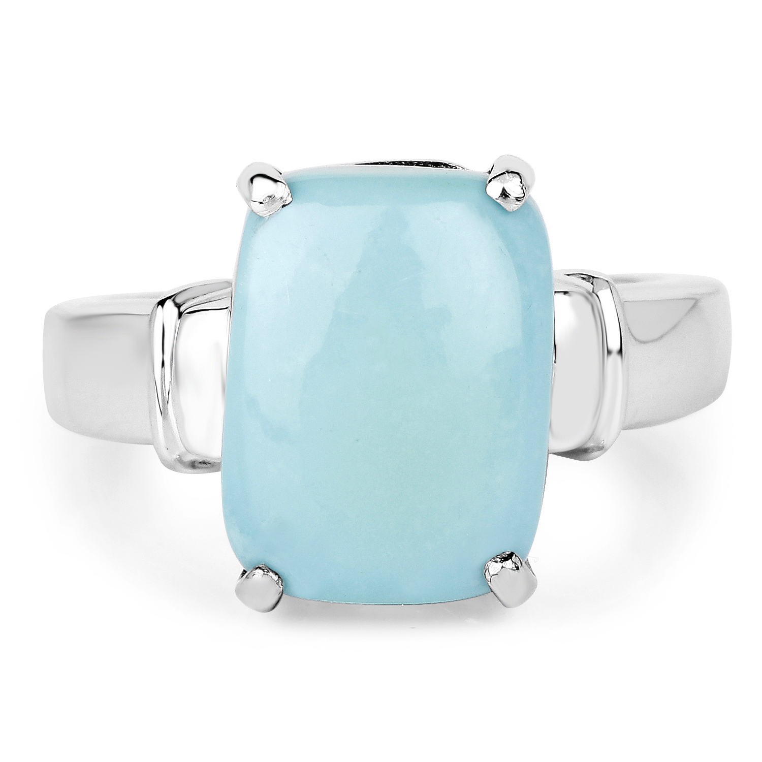 4.57 Carat Genuine Turquoise .925 Sterling Silver Ring