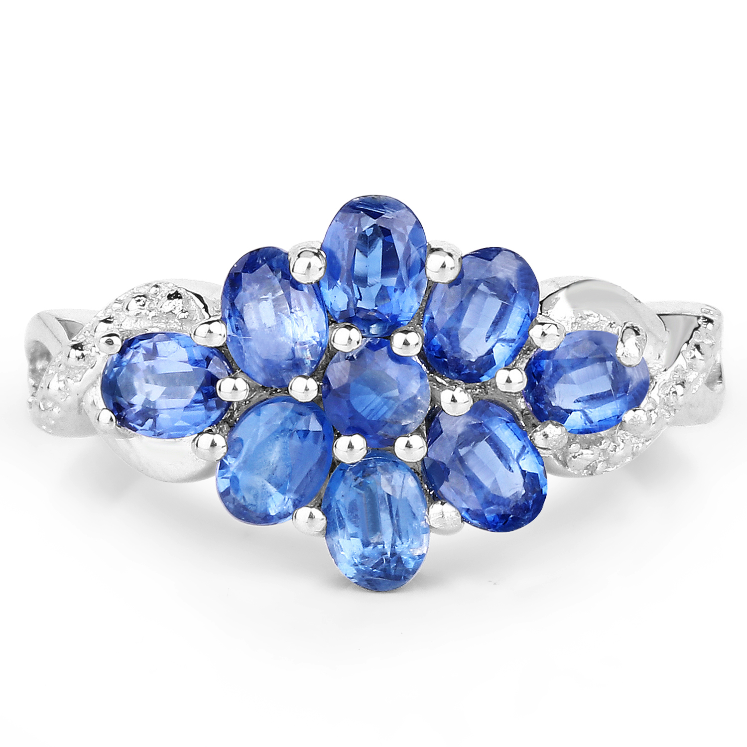 2.30 Carat Genuine Kyanite .925 Sterling Silver Ring