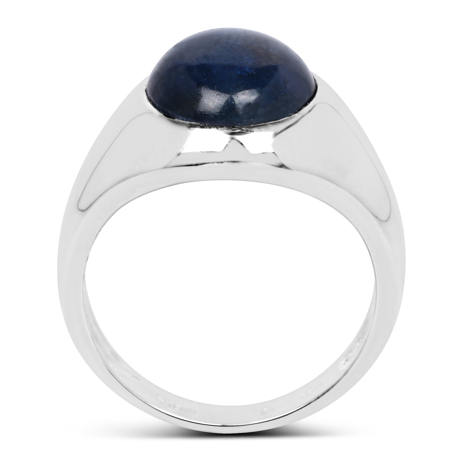 7.10 Carat Genuine Star Sapphire .925 Sterling Silver Ring