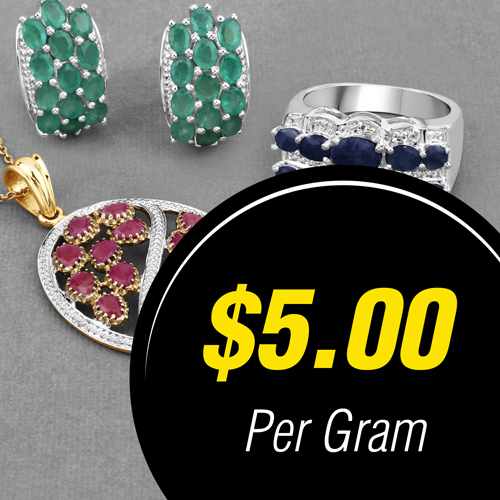Multi Gemstone-$5.00 Per Gram - 1000 Grams/1 Kilo ($5,000.00)