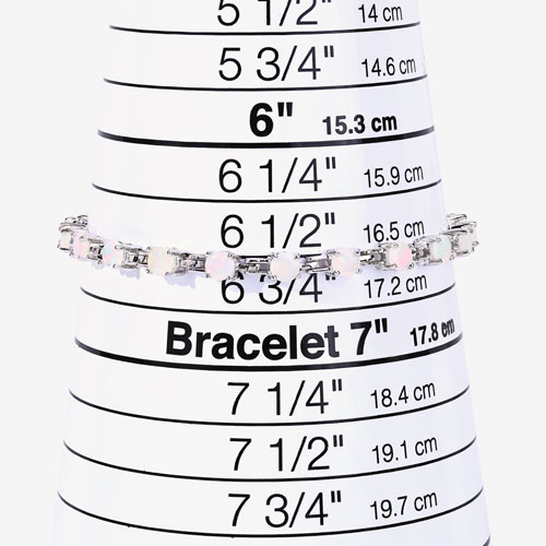 3.15 Carat Genuine Ethiopian Opal .925 Sterling Silver Bracelet