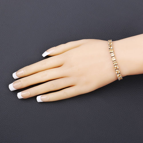 6.05 Carat Genuine Citrine .925 Sterling Silver Bracelet