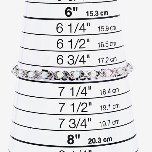 2.16 Carat Genuine Ethiopian Opal .925 Sterling Silver Bracelet