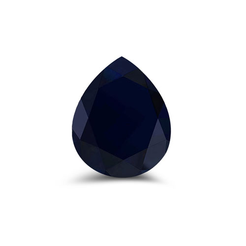 Sapphire-Blue Sapphire Pear 9x7mm
