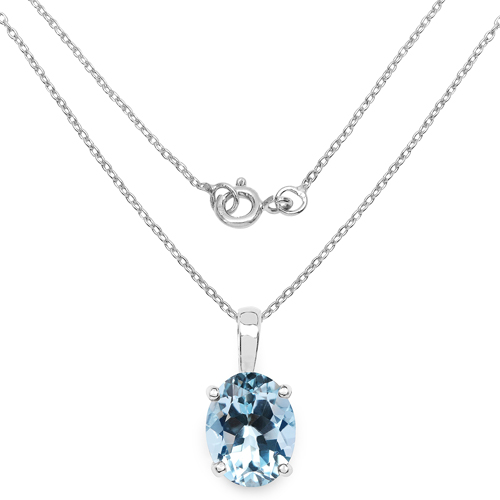 6.00 Carat Genuine Blue Topaz .925 Sterling Silver Jewelry Set (Earrings, and Pendant w/ Chain)