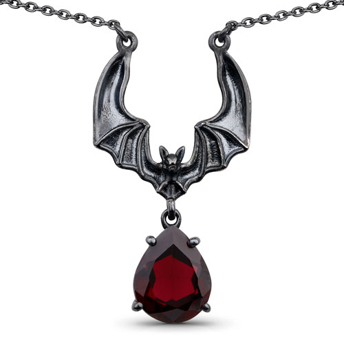 Garnet-2.45 Carat Genuine Garnet .925 Sterling Silver Necklace