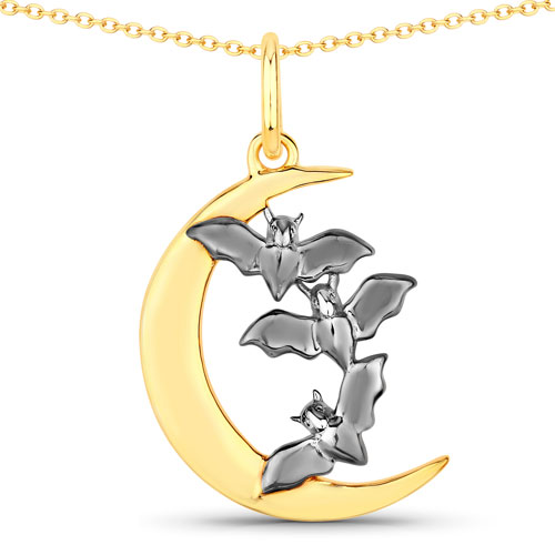 Pendants-18K Yellow Gold Plated 4.30 Grams .925 Sterling Silver Bracelet