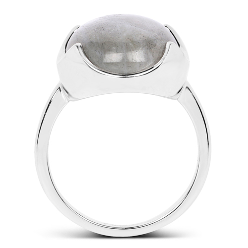 9.44 Carat Genuine Labradorite .925 Sterling Silver Ring