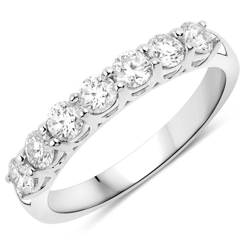 Diamond-0.77 Carat Genuine Lab Grown Diamond 14K White Gold Ring