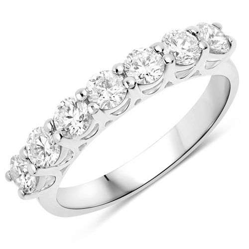 Diamond-1.05 Carat Genuine Lab Grown Diamond 14K White Gold Ring