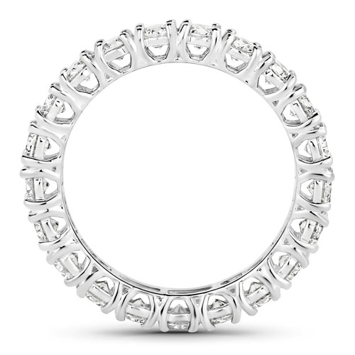2.10 Carat Genuine Lab Grown Diamond 14K White Gold Ring
