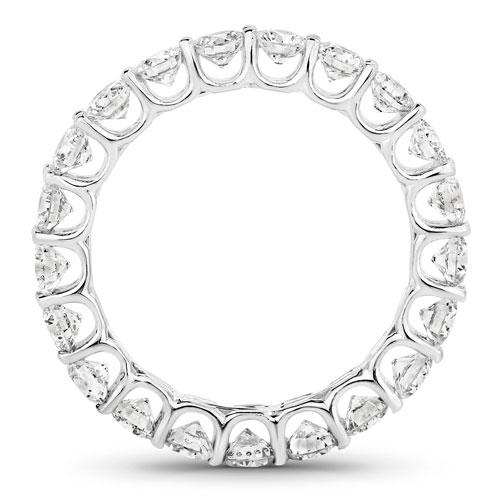 2.52 Carat Genuine Lab Grown Diamond 14K White Gold Ring