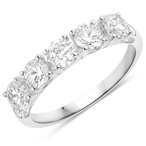 Diamond-1.50 Carat Genuine Lab Grown Diamond 14K White Gold Ring