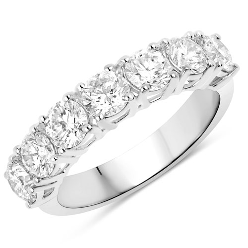 Diamond-2.10 Carat Genuine Lab Grown Diamond 14K White Gold Ring