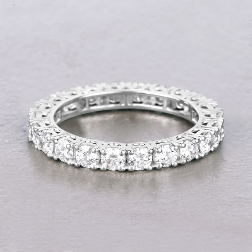 2.00 Carat Lab Grown Diamond 14K White Gold Ring