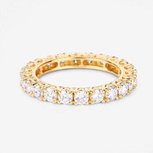 2.00 Carat Lab Grown Diamond 14K Yellow Gold Ring