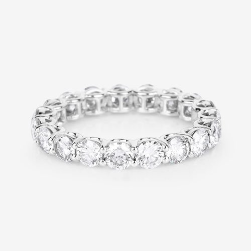 3.00 Carat Lab Grown Diamond 14K White Gold Ring