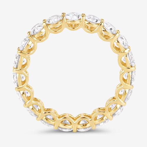 3.00 Carat Lab Grown Diamond 14K Yellow Gold Ring