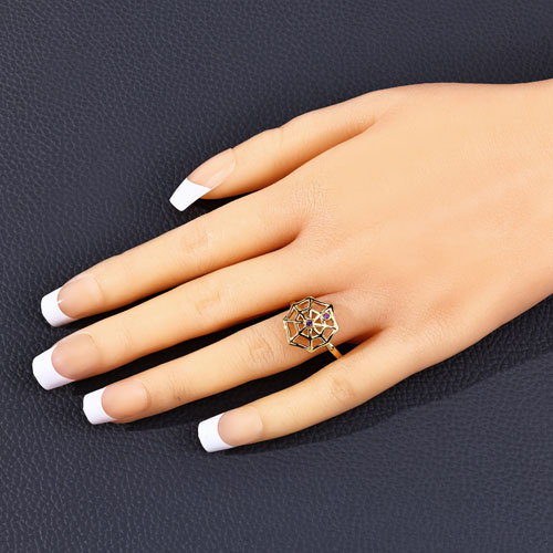 0.04 Carat Genuine Amethyst .925 Sterling Silver Ring