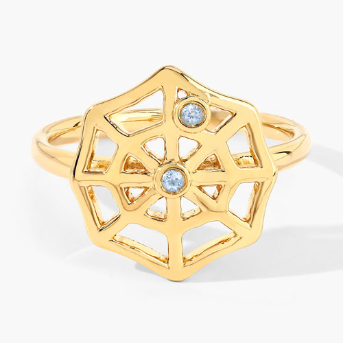0.06 Carat Genuine Blue Topaz .925 Sterling Silver Ring