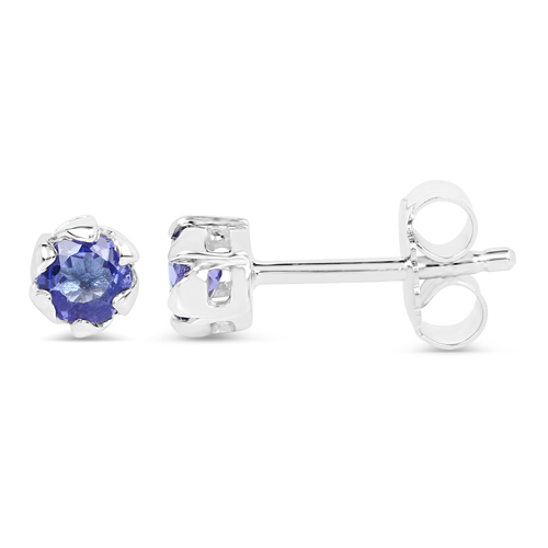 1.40 Carat Genuine Tanzanite .925 Sterling Silver 3 Piece Jewelry Set (Ring, Earrings, and Pendant w/ Chain)